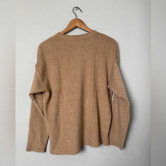 NWT Madewell MWL Cozybrushed Henley Top Size Medium - Picture 4 of 10